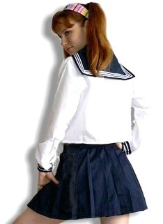 костюм японской школьницы из двух предметов