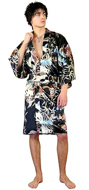 халат, мужское шелковое кимоно