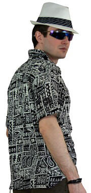 мужская летняя рубашка в стиле этника