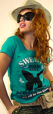 футболка женская с кружевной бабочкой, сделано в Японии