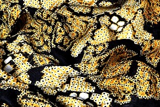 рисунок ткани шелкового японского хаори